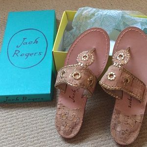 NEW IN BOX - Cork Jack Rogers Flat Sandals